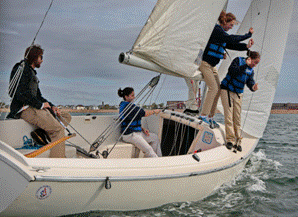 A group of people on a sailboat

Description automatically generated with medium confidence